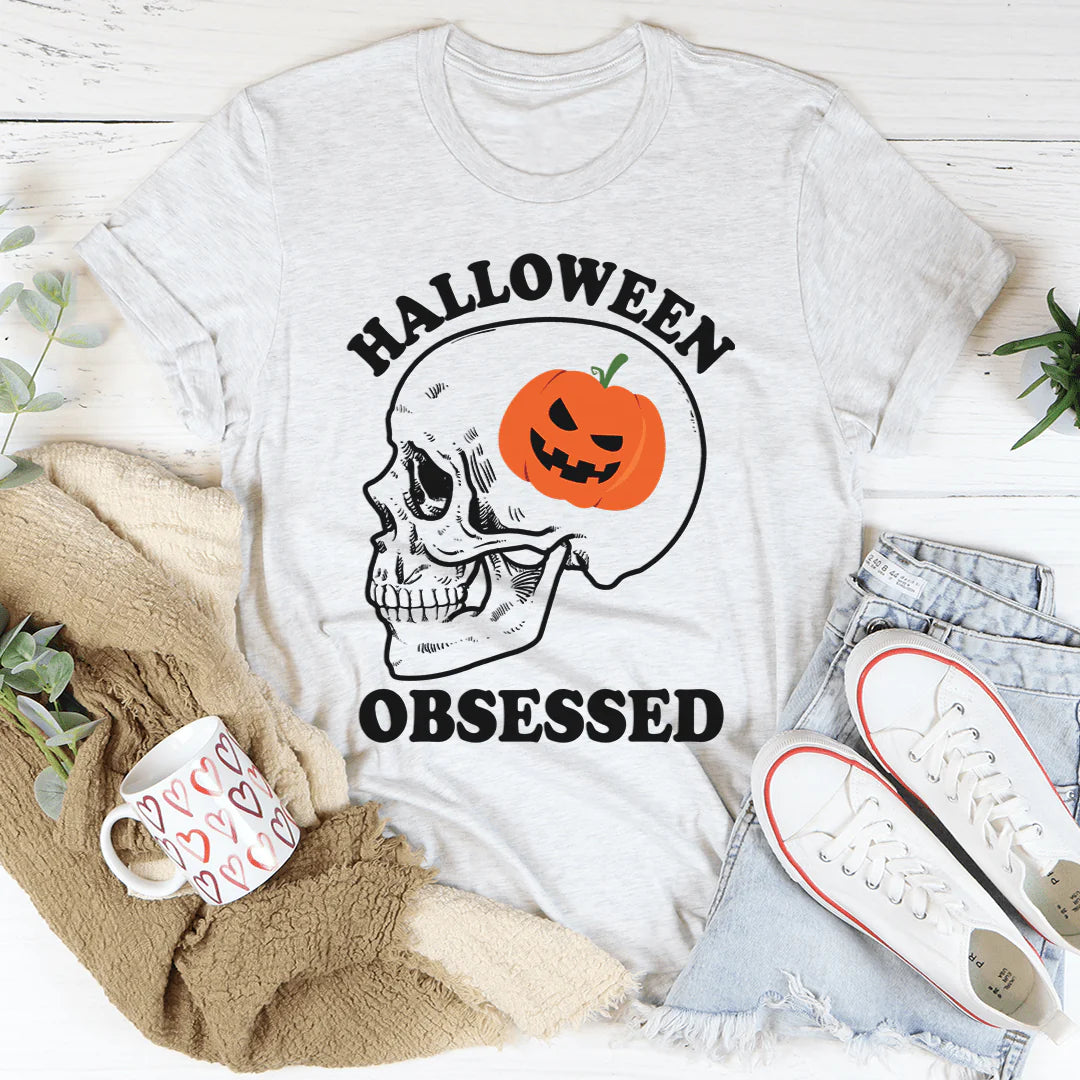 Collection of Halloween Obsessed T-Shirt in a gallery layout