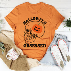 Collection of Halloween Obsessed T-Shirt in a gallery layout