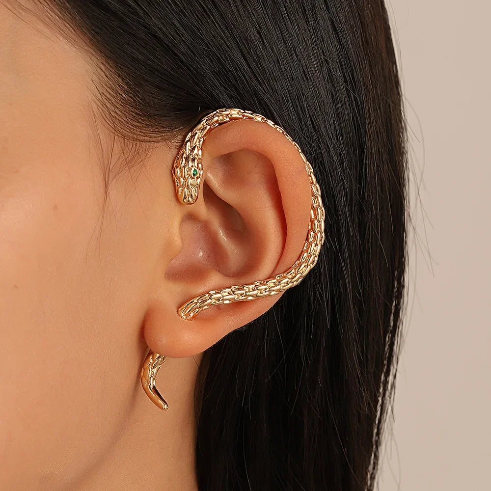 Collection of Vintage Snake Wrap Ear Hook in a gallery layout