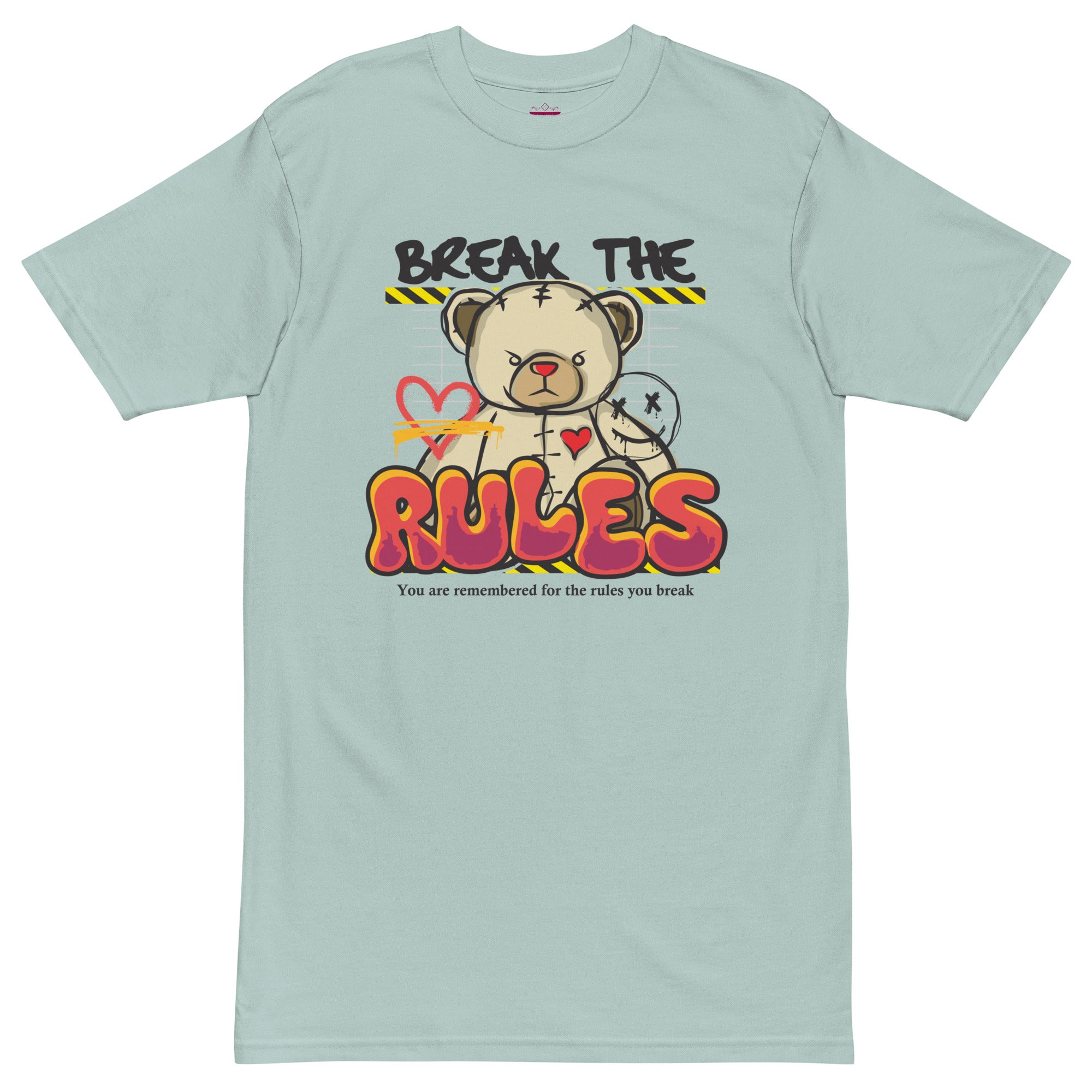 Collection of Break the Rules with Graffiti Bear! Tee in a gallery layout