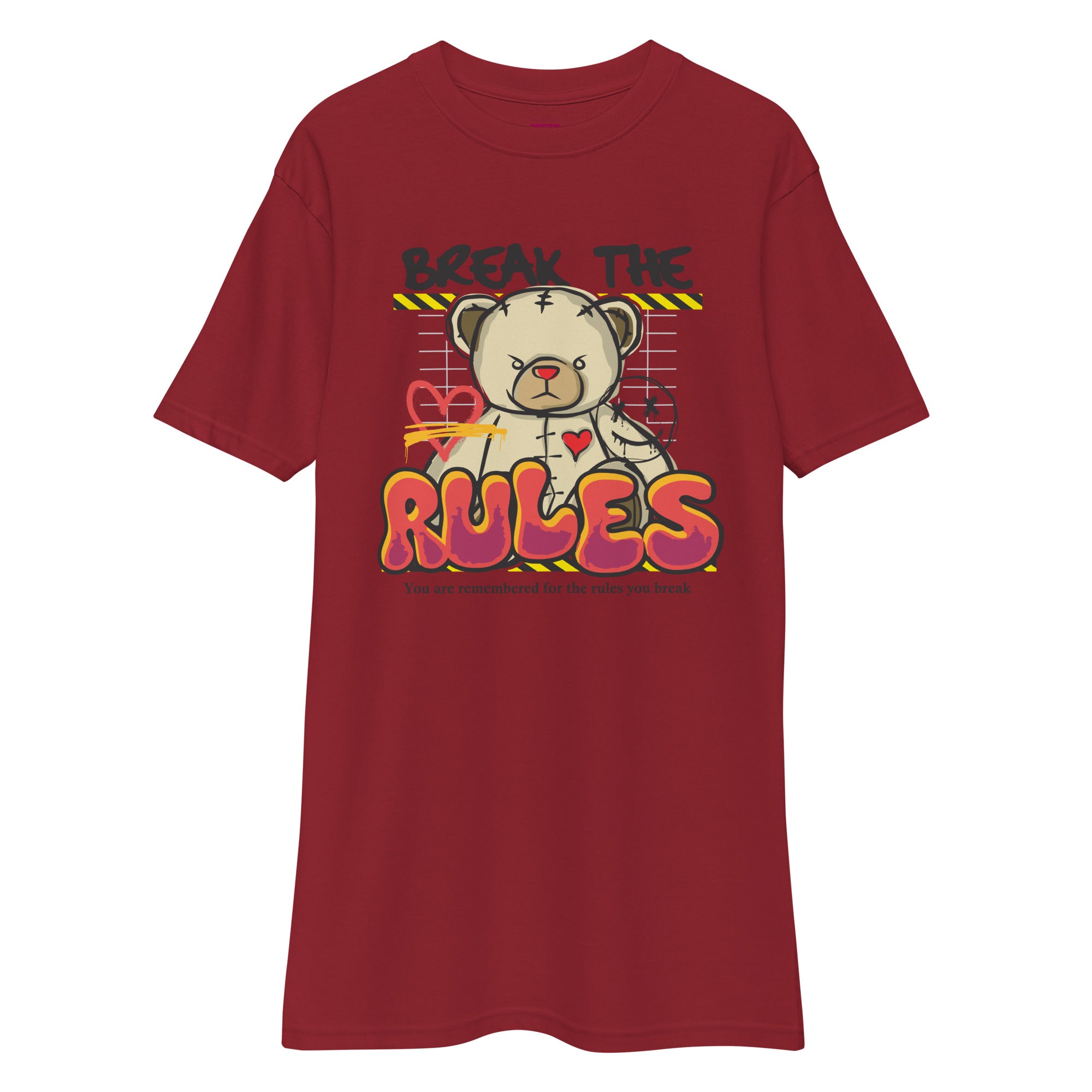 Collection of Break the Rules with Graffiti Bear! Tee in a gallery layout