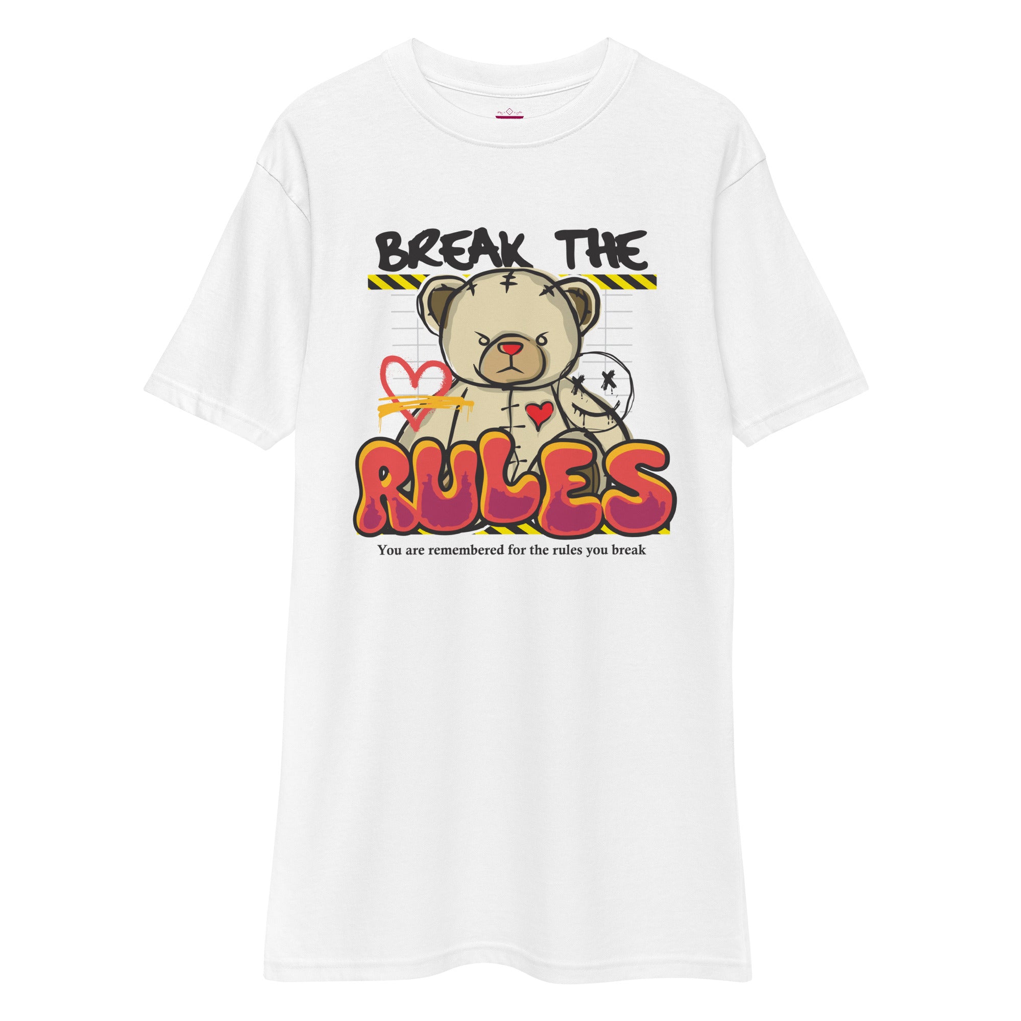 Collection of Break the Rules with Graffiti Bear! Tee in a gallery layout