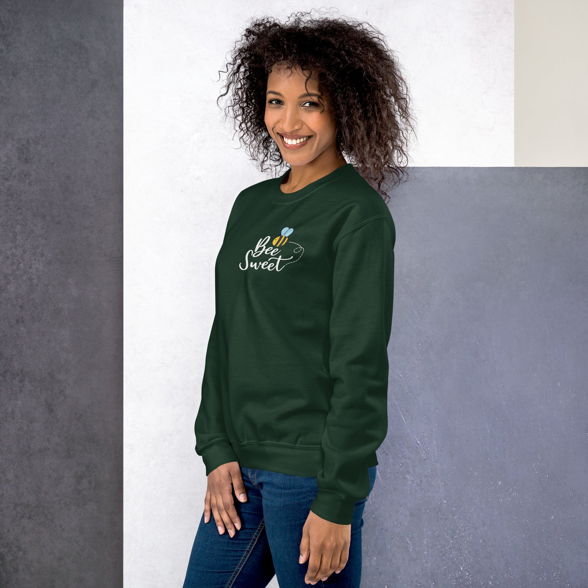 Collection of Bee Sweet Sweatshirt – Cozy, Stylish, and Playful Design for Everyday Comfort in a gallery layout