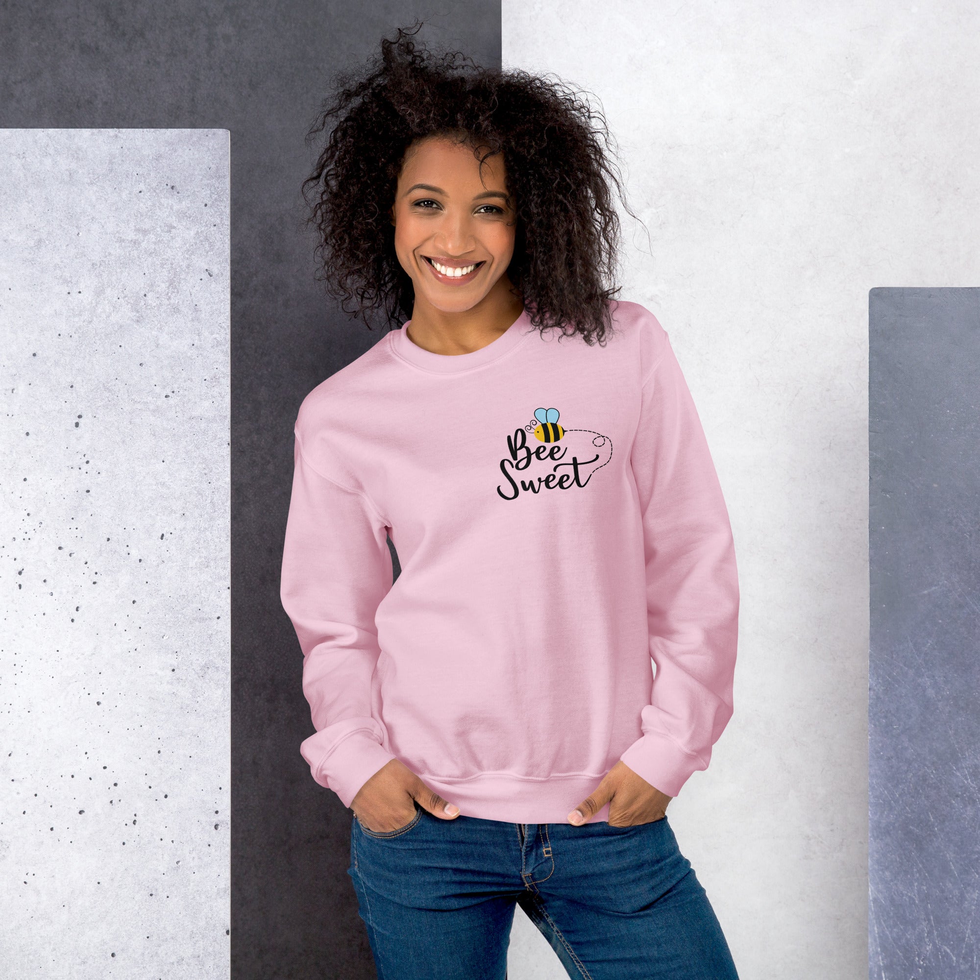 Collection of Bee Sweet Sweatshirt – Cozy, Stylish, and Playful Design for Everyday Comfort in a gallery layout