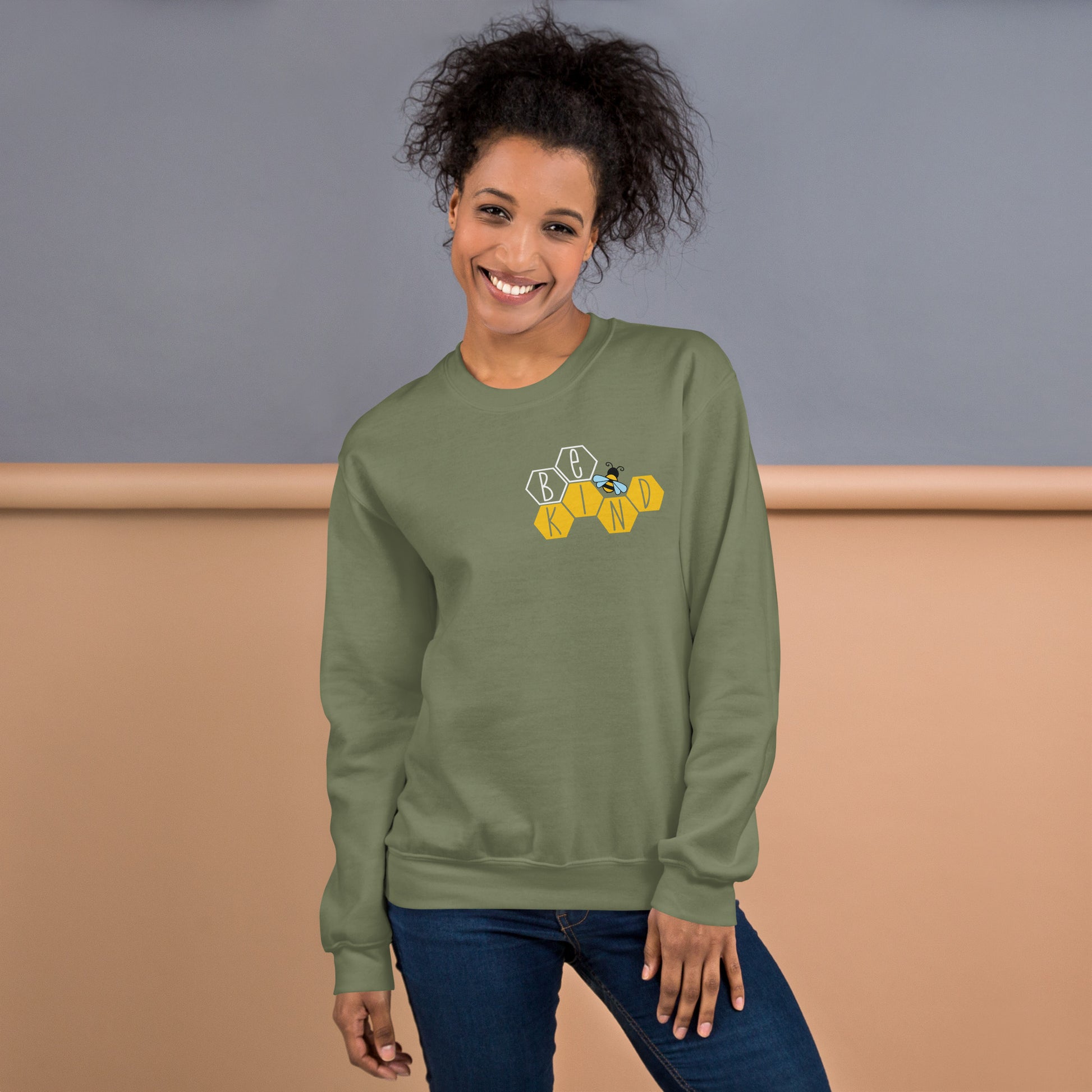 Wrap Yourself in Kindness – The "Bee Kind" Sweatshirt for Everyday Comfort