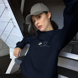 Collection of Bee Love Sweatshirt – Cozy, Cute, and Perfect for Spreading Positivity in a gallery layout