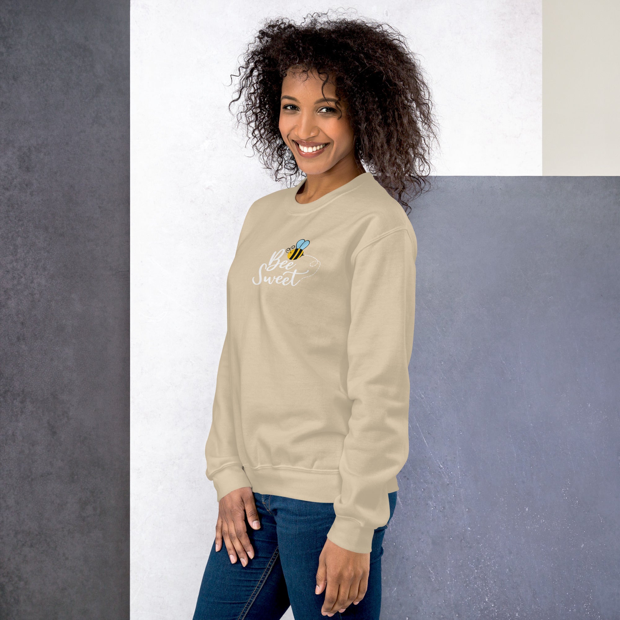 Collection of Bee Sweet Sweatshirt – Cozy, Stylish, and Playful Design for Everyday Comfort in a gallery layout