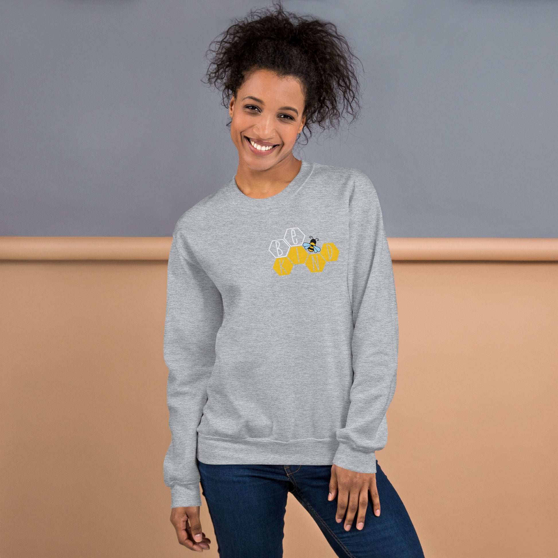 Wrap Yourself in Kindness – The "Bee Kind" Sweatshirt for Everyday Comfort